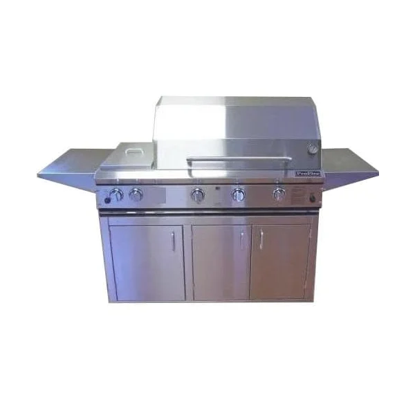 ProFire Professional Series 48-Inch Infrared Hybrid Natural Gas Grill With Double Side Burner