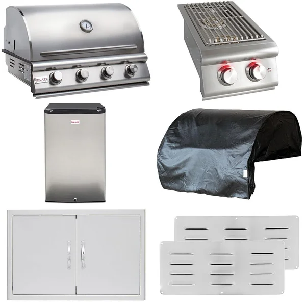 Blaze LBM 7-Piece 32-Inch Propane Gas Outdoor Kitchen Package