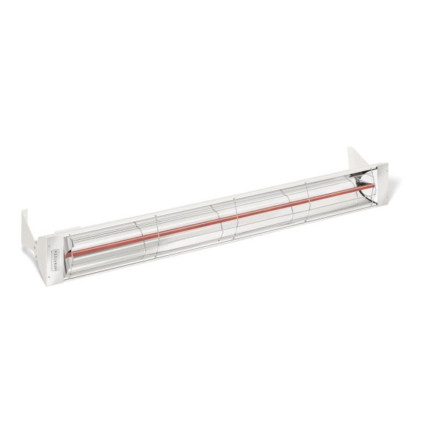 Infratech W-Series 61 1/4-Inch 4000W Single Element Electric Infrared Patio Heater - 480V - White - W4048WH