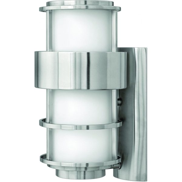 Hinkley Lighting Saturn One Light 16-Inch Outdoor Wall Light - Stainless Steel - 1904SS