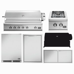 DCS Series 7 6-Piece 48-Inch Natural Gas Outdoor Kitchen Package - BH1-48R-N-6PC