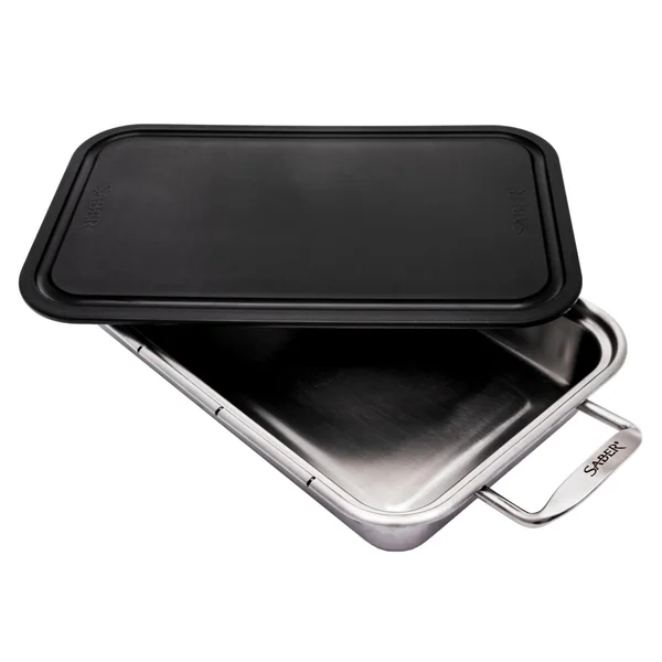 Saber Stainless Steel Roasting Pan w/ Cutting Board - A00AA7018