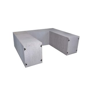 Universal 8 ft X 9.5 ft X 8 ft Ready To Finish U-Shaped Outdoor Kitchen System Appliance and Storage Cabinets