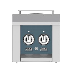 Hestan Built-In/Cart Mounted Propane Gas Double Side Burner - Pacific Fog - AGB122-LP-GG