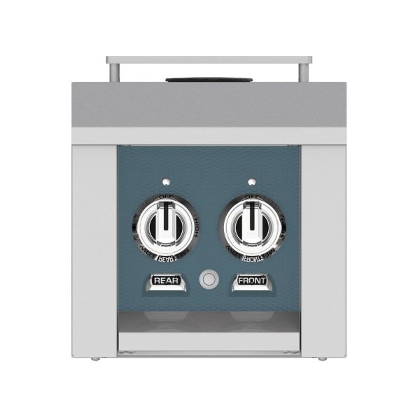 Hestan Built-In/Cart Mounted Propane Gas Double Side Burner - Pacific Fog - AGB122-LP-GG