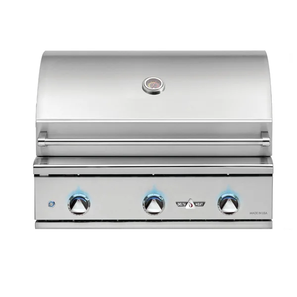 Delta Heat 32-Inch 3-Burner Built-In Natural Gas Grill - DHBQ32G-DN