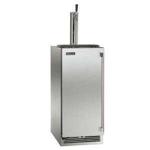 Perlick 15-Inch Signature Series Stainless Steel Outdoor Beverage Dispenser - Left Hinged - HP15TO-4-1L-1