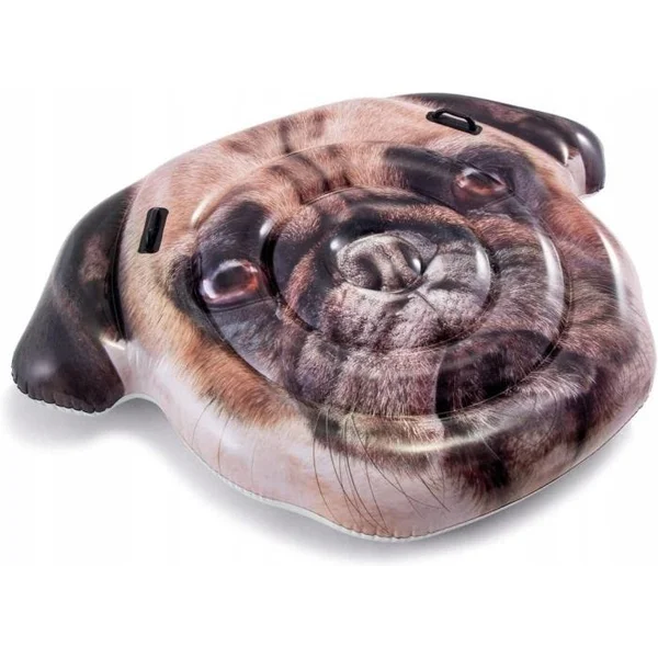 Playful Pug Island Pool Float