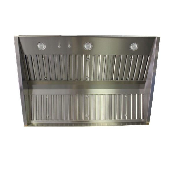 Trade-Wind 42-Inch 1250 CFM Outdoor Vent Insert - Stainless Steel - L7242-12