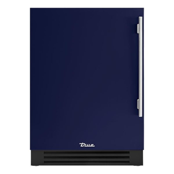 True 24 Inch 4.2 Cu. Ft. Left Hinge Outdoor Freezer - Cobalt w/ Stainless Steel Handles - TUF-24-L-OP-C~DSK-078-H04