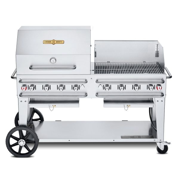 Crown Verity 60-Inch Rental Propane Grill Dome & Windguard Package - CV-RCB-60RWP