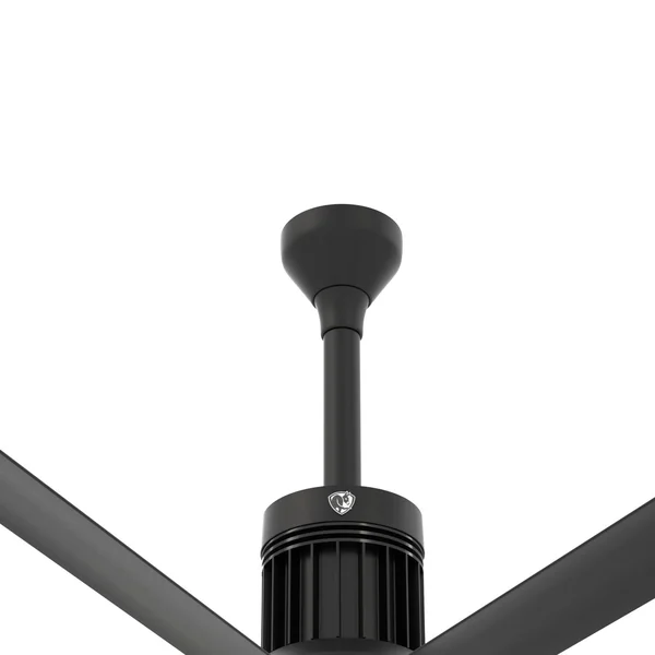 Big Ass Fans 12-Inch i6 Downtube Assembly in Black  (Flat/Sloped Ceiling 11.5 - 12.5 ft.) - 009059-728-12