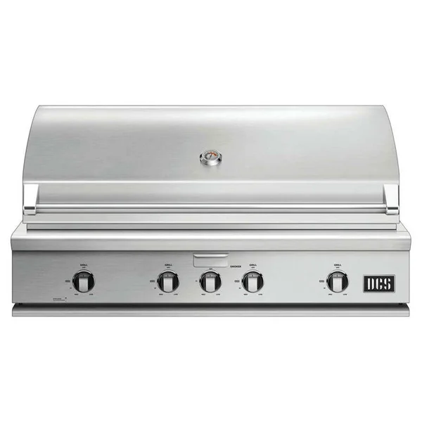 DCS Series 7 48-in 4 Burner Built-In Natural Gas Grill w/ Integrated Smoker Box & Independent Burner - BH1-48-N