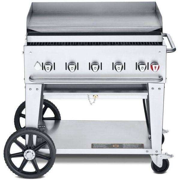 Crown Verity 36-Inch Mobile Natural Gas Griddle - CV-MG-36NG