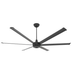 Big Ass Fans 84-Inch es6 Ceiling Fan Kit Universal Mount W/ 20-Inch Ext Tube & LED in Black - MK-ES62-072306A786I20S2S34