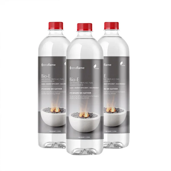 TerraFlame Bio-E Fuel 1L Bottles - 3 Pack