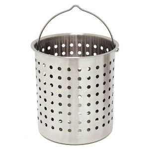 Bayou Classic Baskets 142 Quart Perforated Stainless Steel Fry Basket