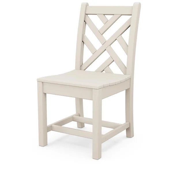 POLYWOOD Chippendale Dining Side Chair - Sand