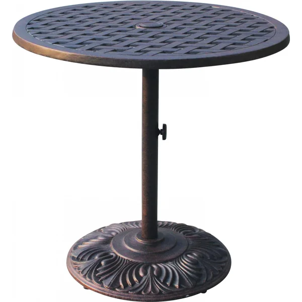Series 30 30 Inch Cast Aluminum Bar Table by Darlee