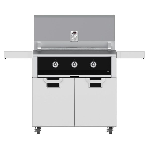 Aspire By Hestan 36-Inch Propane Gas Grill With Sear Burner - Stealth - EMB36-LP-BK