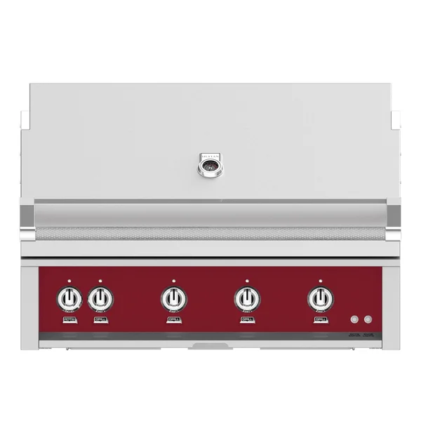 Hestan 42-Inch Built-In Natural Gas Grill W/ Sear Burner & Rotisserie - Tin Roof - GMBR42-NG-BG