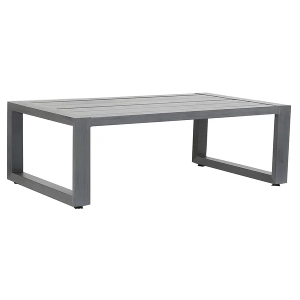 Redondo 54 X 33 Inch Rectangular Aluminum Coffee Table in Slate by Sunset West