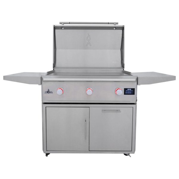 Blaze LTE PRO 40-Inch Propane Gas Griddle w/ Digital Temperature Screen & Lift-Assist Lid