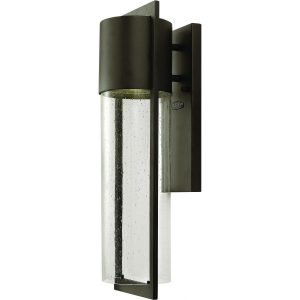 Hinkley Lighting Shelter One Light 21-Inch Dark Sky Outdoor Wall Light - Buckeye Bronze - 1324KZ