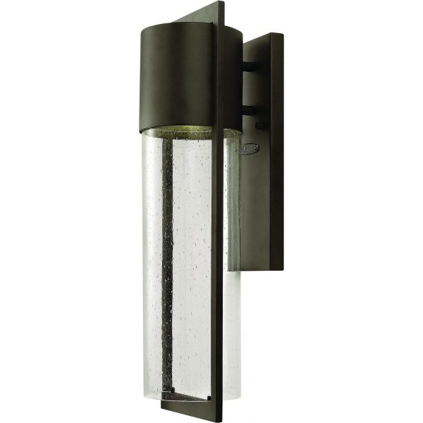 Hinkley Lighting Shelter One Light 21-Inch Dark Sky Outdoor Wall Light - Buckeye Bronze - 1324KZ