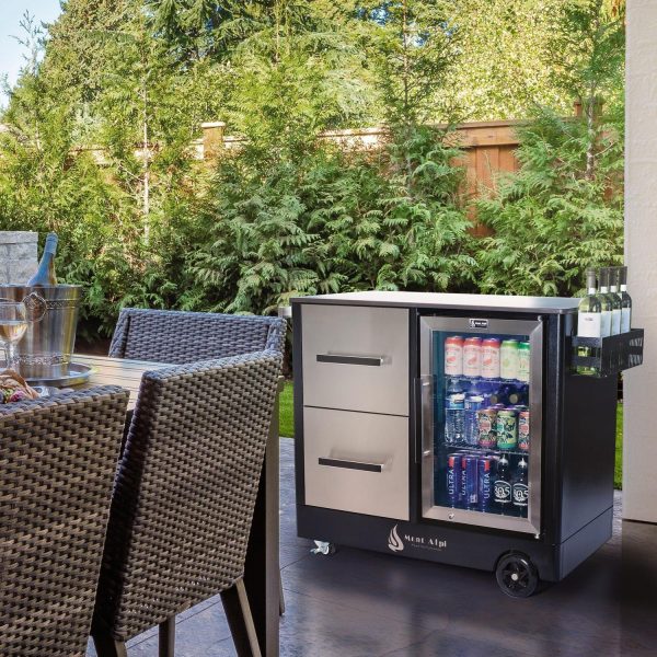 Mont Alpi Large Outdoor Prep Center / Bar Cart - MAPCL