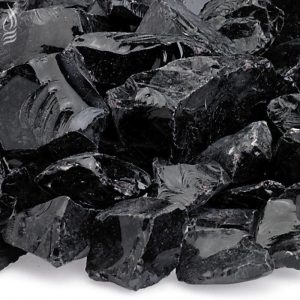 BBQGuys Signature 1/2-Inch to 1-Inch Onyx Fire Pit Glass - 10 Pounds