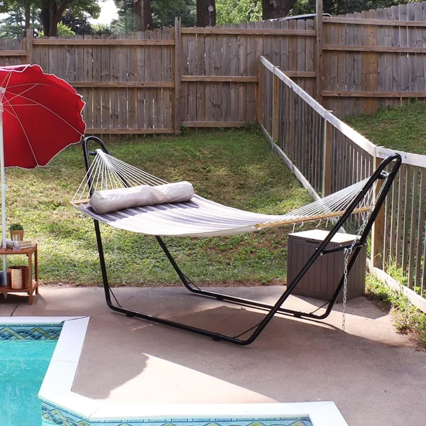 Quilted Hammock w/ Universal Stand By Ultimate Patio