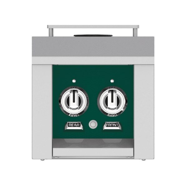 Hestan Built-In/Cart Mounted Natural Gas Double Side Burner - Grove - AGB122-NG-GR