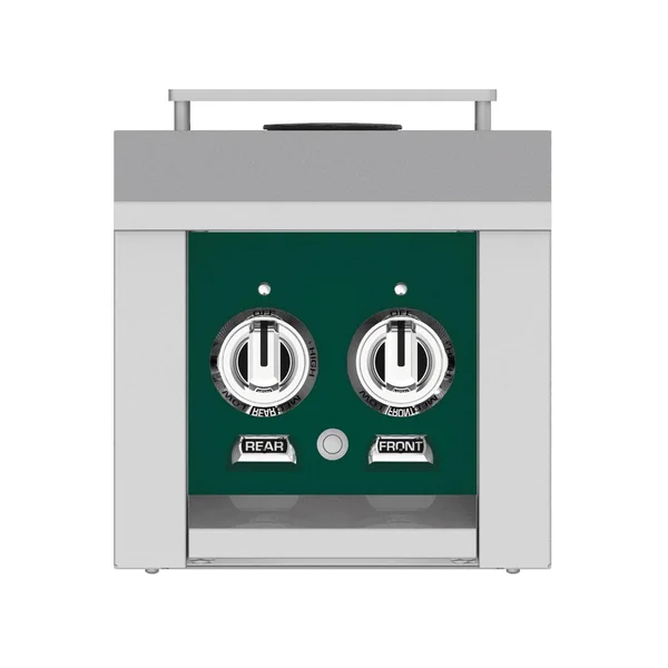 Hestan Built-In/Cart Mounted Natural Gas Double Side Burner - Grove - AGB122-NG-GR