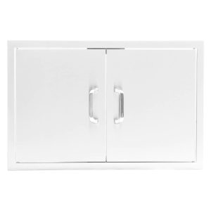 BBQGuys Signature 25-Inch Stainless Steel Double Access Door - Traditional