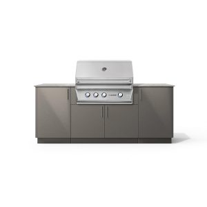 Urban Bonfire Sierra 36 Outdoor Kitchen w/ Twin Eagles Propane Grill, Keon Dekton Countertop & Clay Finish - B-Sierra-36-TwinEagles-Keon-Clay