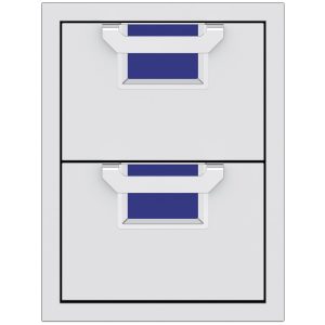 Aspire By Hestan 16-Inch Double Storage Drawers - Prince - AEDR16-BU