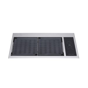 Kenyon Texan Two Zone No Lid Built-In 240V Electric Grill W/ Lite Touch Control & No Mounting Holes - B70406WH