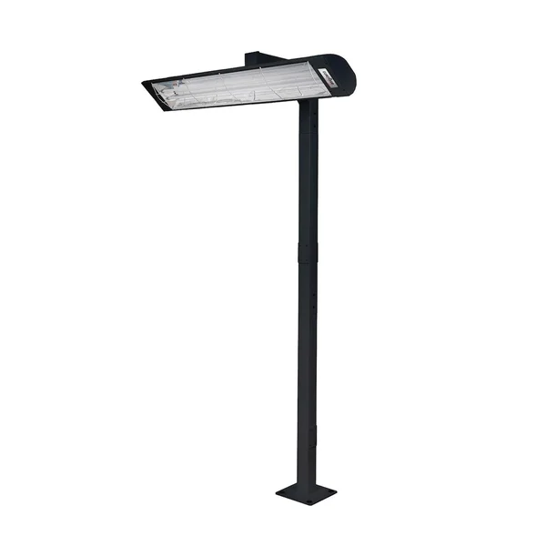 Eurofase 8ft Single Pole Mount For 6000W Heaters - Black - EF6108PMB