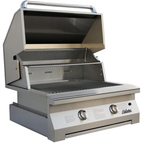 Solaire 30 Inch Built-In All Infrared Propane Gas Grill - SOL-IRBQ-30IR-LP
