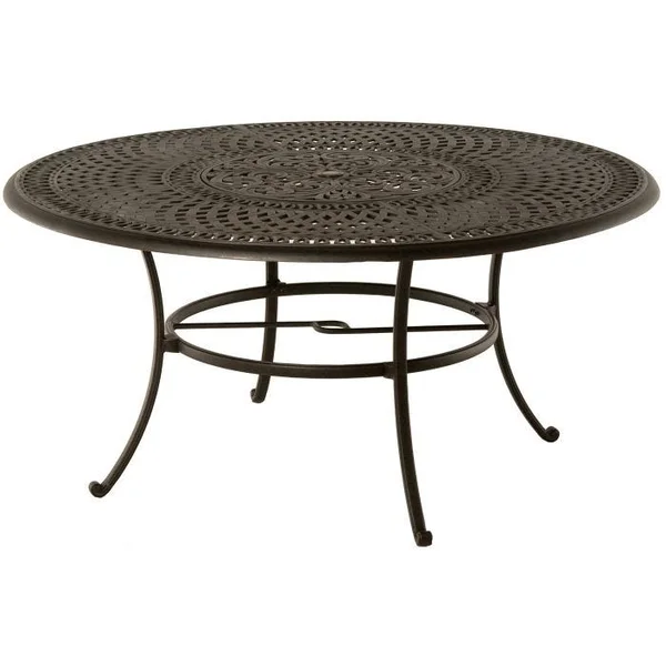 Bella 60" Round Lazy Susan Table - Desert Bronze