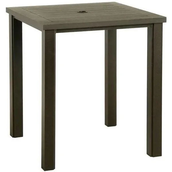 Sherwood 44" Square Counter Height Slat Table