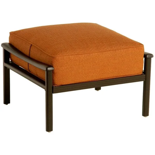 Stratford Estate Club Ottoman - Terra Mist