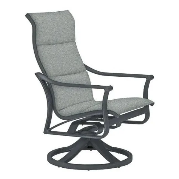 Corsica High-Back Padded Sling Swivel Rocker