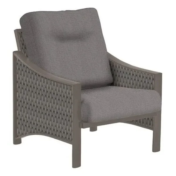 Kenzo Woven Lounge Chair - Graphite Grey