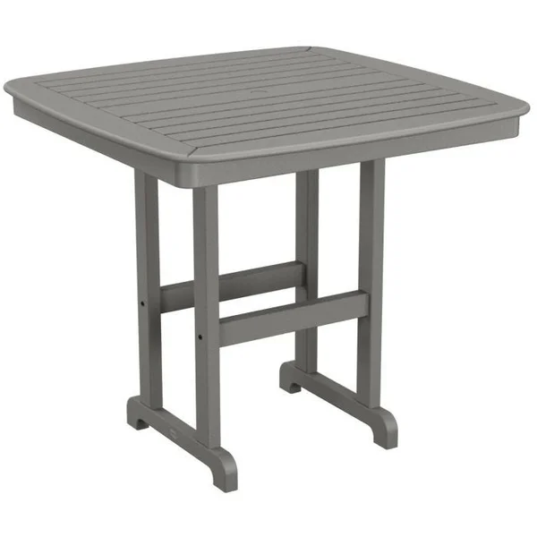 Nautical 44" Counter Height Table - Slate Grey
