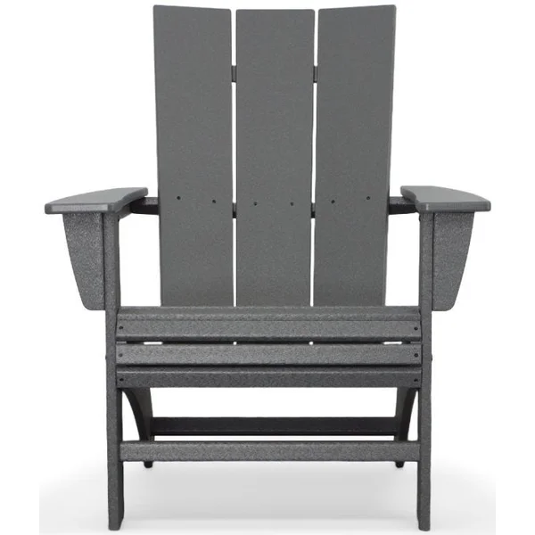 Modern Curveback Adirondack - Slate Grey
