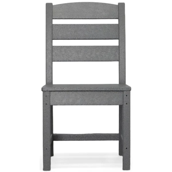 Lakeside Armless Dining Chair - Slate Grey
