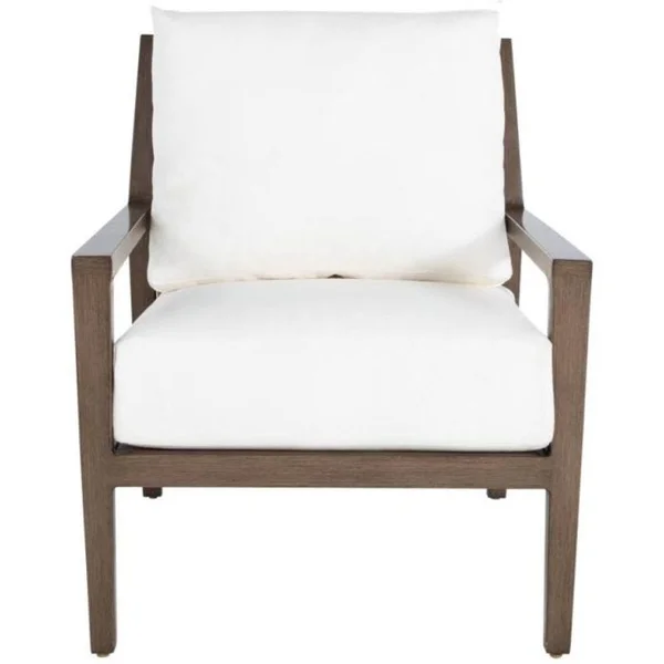 Savannah Aluminum Lounge Chair - Raffia