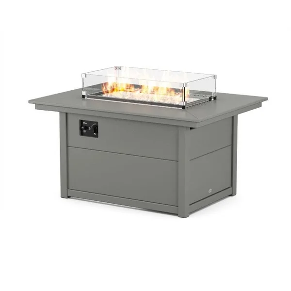 Rectangle 34x46 Firepit Table - Slate Grey